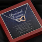 Interlocking Heart Necklace, Thank You Gift for Personal Trainer