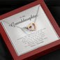Interlocking Heart Necklace, Gift for Granddaughter from Grandpa
