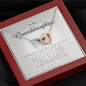 Interlocking Heart Necklace, Gift for Granddaughter from Grandma / Grandpa