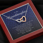 Interlocking Heart Necklace, Gift for Granddaughter from Grandpa