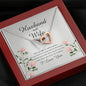 Husband to Wife Gift, Interlocking Heart Necklace