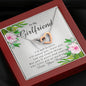 Interlocking Heart Necklace, To My Girlfriend