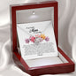 To My Beautiful Mom on my Wedding, Love Knot Necklace