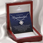 Love Knot Necklace, To My Amazing Grandmother on My Wedding Day, Wedding Gift from Grandson, Gift from Groom