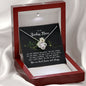 To My BadAss Niece, Love Knot Necklace