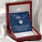 To My Smokin Hot Wife,  Love Knot Necklace