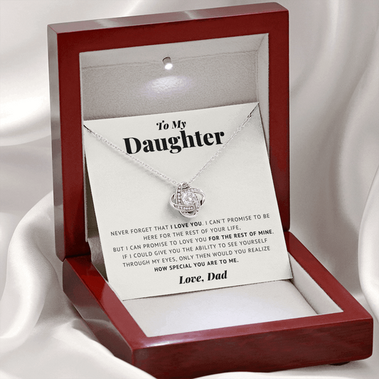 Love Knot Necklace | To My Daughter