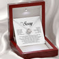 I'm Sorry Gift For Her, Love Knot Necklace