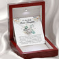 To My Lovely Bonus Daughter, Love Knot Necklace