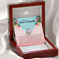 To My Bonus Daughter, Love Knot Necklace