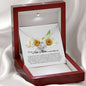 To My New Mom, Love Knot Necklace, Wedding Day Gift