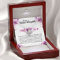 To My Bonus Daughter, Love Knot Necklace