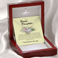 To My Bonus Daughter, Love Knot Necklace