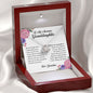 To My Awesome Granddaughter, Love Knot Necklace