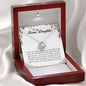 To My Bonus Daughter, Love Knot Necklace