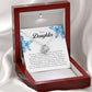 To My Daughter, Love Knot Necklace