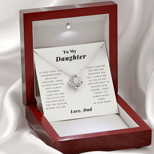 Love Knot Necklace |  To My Daughter
