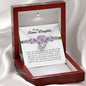 To My Bonus Daughter, Love Knot Necklace