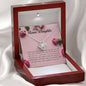 To My Bonus Daughter, Love Knot Necklace