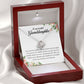 To My Beautiful Granddaughter, Love Knot Necklace