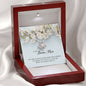 To my Bonus Mom Gift, Love Knot Necklace