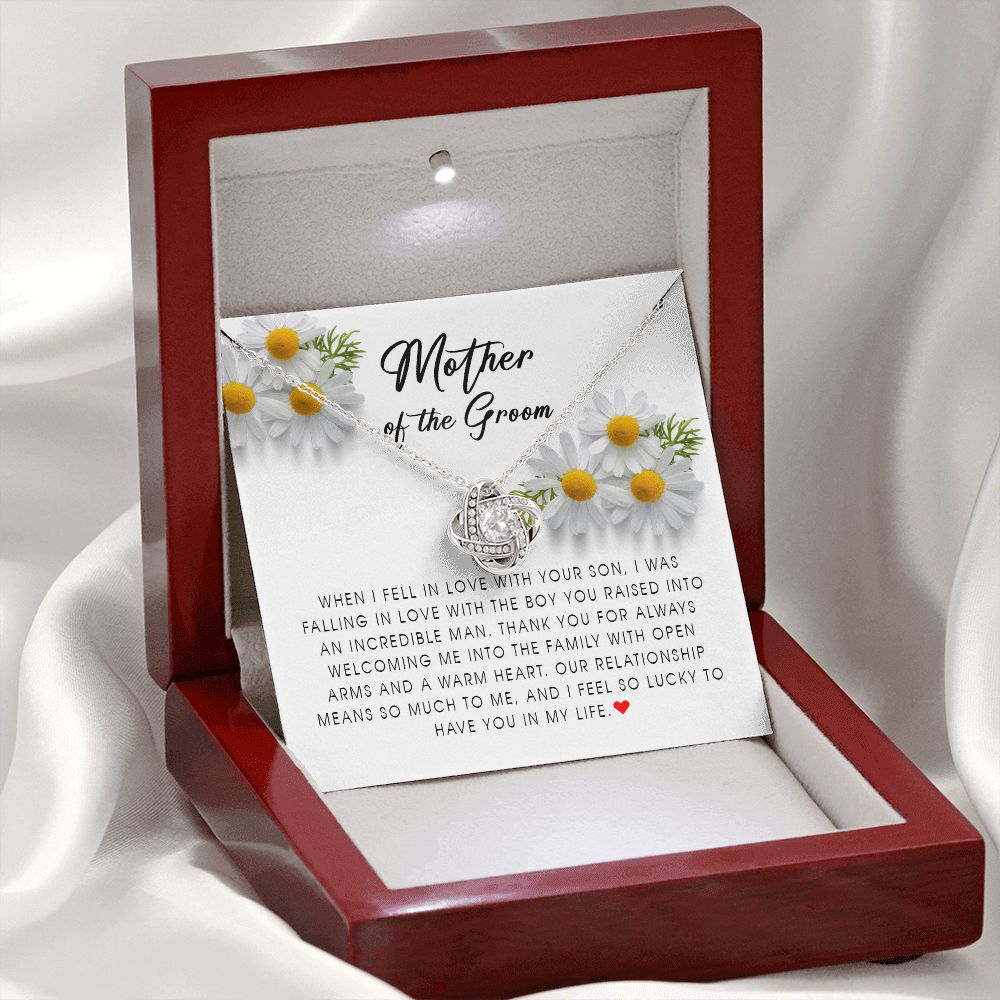 Mother of The Groom, Love Knot Necklace