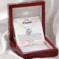 To My Daughter, Love Knot Necklace