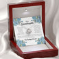 To My Granddaughter, Love Knot Necklace
