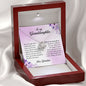 To My Granddaughter, Love Knot Necklace