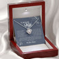 To My Beautiful Wife, Love Knot Necklace