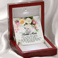 To my Bonus Mom Gift, Love Knot Necklace