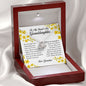 To My SmartAss Granddaughter, Love Knot Necklace