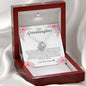 To My Granddaughter, Love Knot Necklace