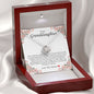 To My Granddaughter, Love Knot Necklace