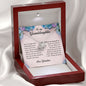 To My Granddaughter, Love Knot Necklace, Gift from Grandma