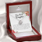 To My Bonus Daughter, Love Knot Necklace