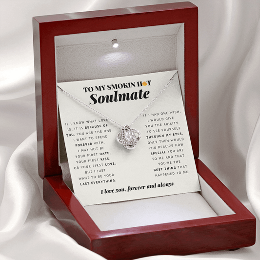 Love Knot Necklace | To My Smokin Hot Soulmate