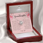 To My Granddaughter, Love Knot Necklace