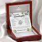 To My Beautiful Granddaughter, Love Knot Necklace
