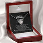 To My BadAss Stepdaughter, Love Knot Necklace