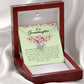 To My Granddaughter, Love Knot Necklace