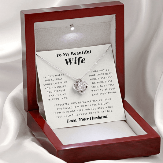 Love Knot Necklace | To My Beautiful Wife