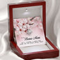 To my Bonus Mom Gift, Love Knot Necklace