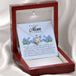 To My Dearest Mom on My Wedding Day, Love Knot Necklace