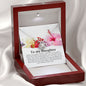 To My Daughter, Love Knot Necklace