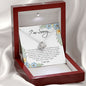 I'm Sorry Gift for Her, Love Knot Necklace