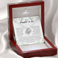 To My Daughter In Law, Love Knot Necklace