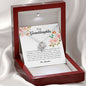 To My Granddaughter, Love Knot Necklace