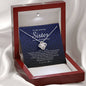 Love Knot Necklace, To My Amazing Sister on My Wedding Day, Wedding Gift from Brother, Gift from Groom