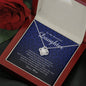 Love Knot Necklace, To My Beautiful Daughter, With Love From Mom